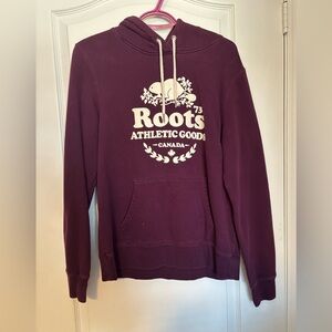 Roots Women's Maroon Hoodie Sweater